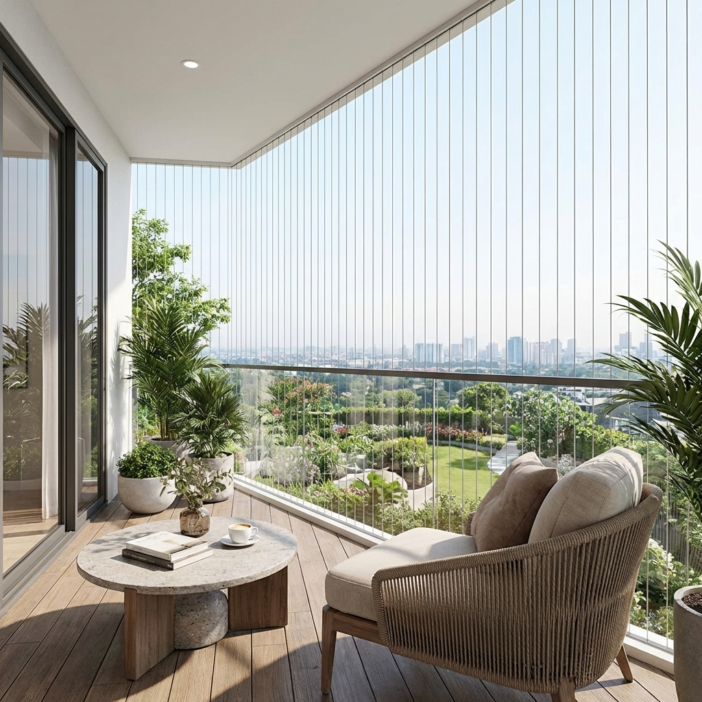 Balcony Invisible Grills